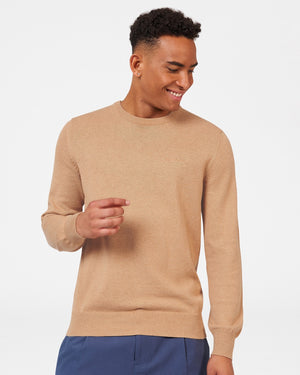 Signature Knitted Crew Neck - Stone