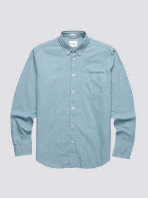 Signature Organic Oxford Shirt - Blue Shadow