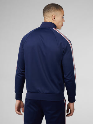 Signature Taped Tricot Track Top - Marine