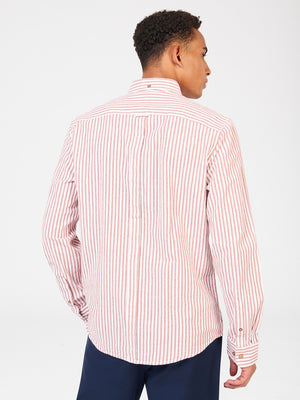 Recycled Cotton Oxford Stripe Shirt