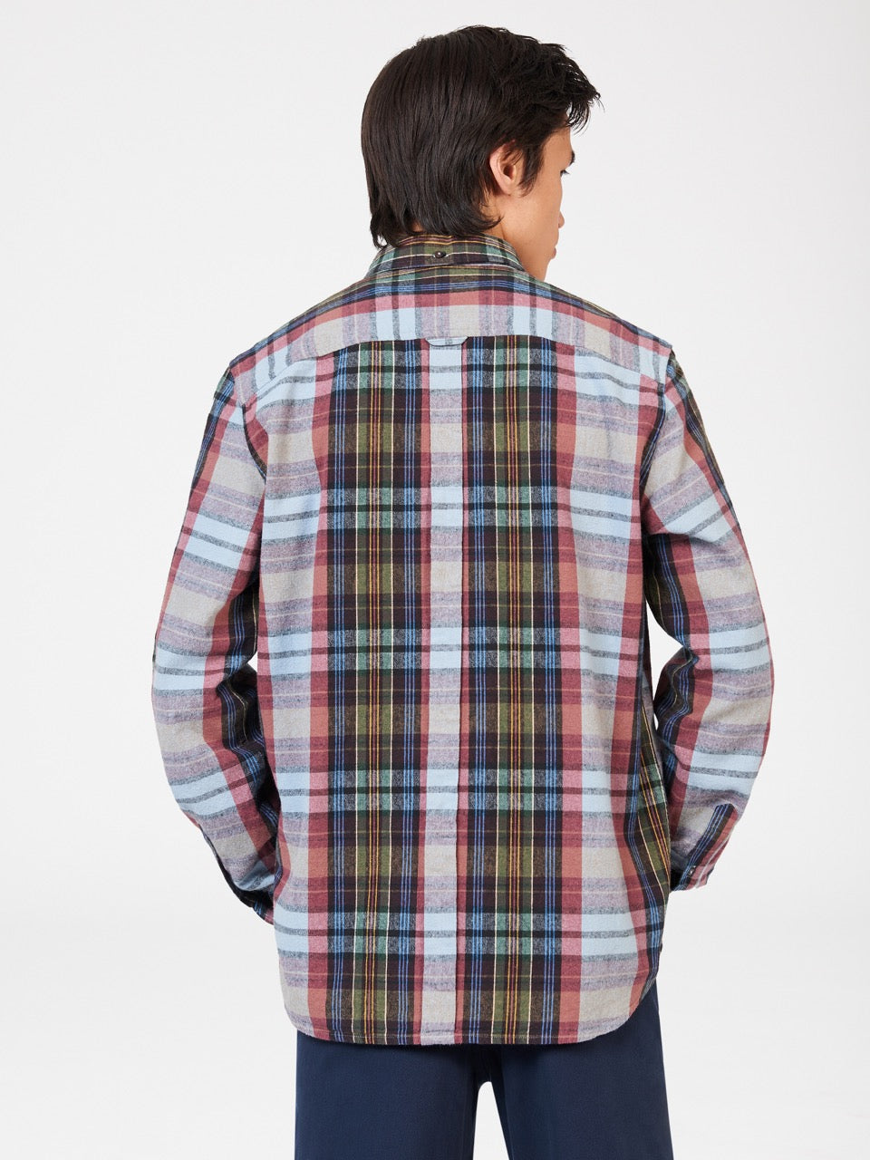 Brushed Multicolour Check Oxford Shirt
