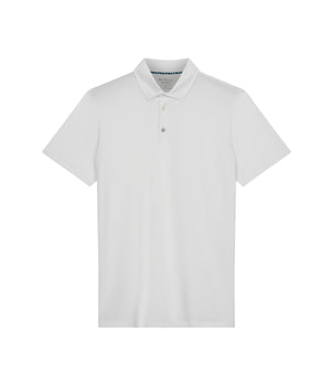 Solid Air Pique Sports Fit Polo - White