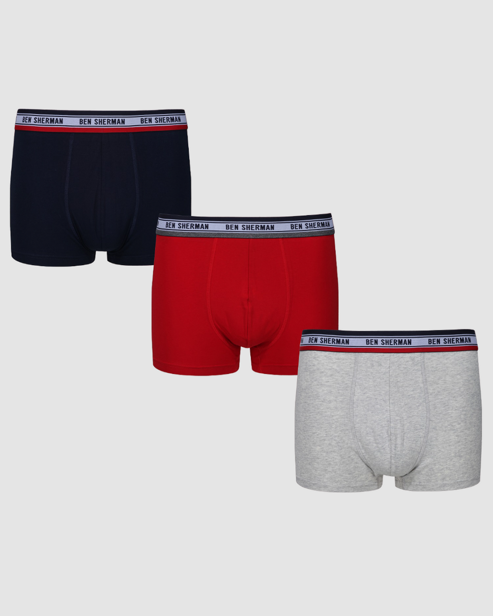 Cosmo 3-Pack Fitted No-Fly Boxer-Briefs