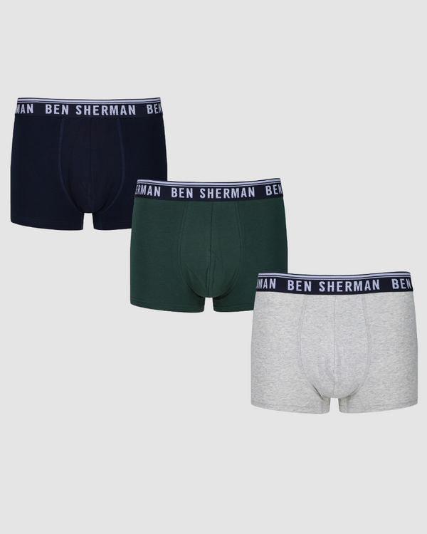 Ben Sherman Men's Woven Cotton Boxers Shorts Underwear Multipack Gift Box  Set