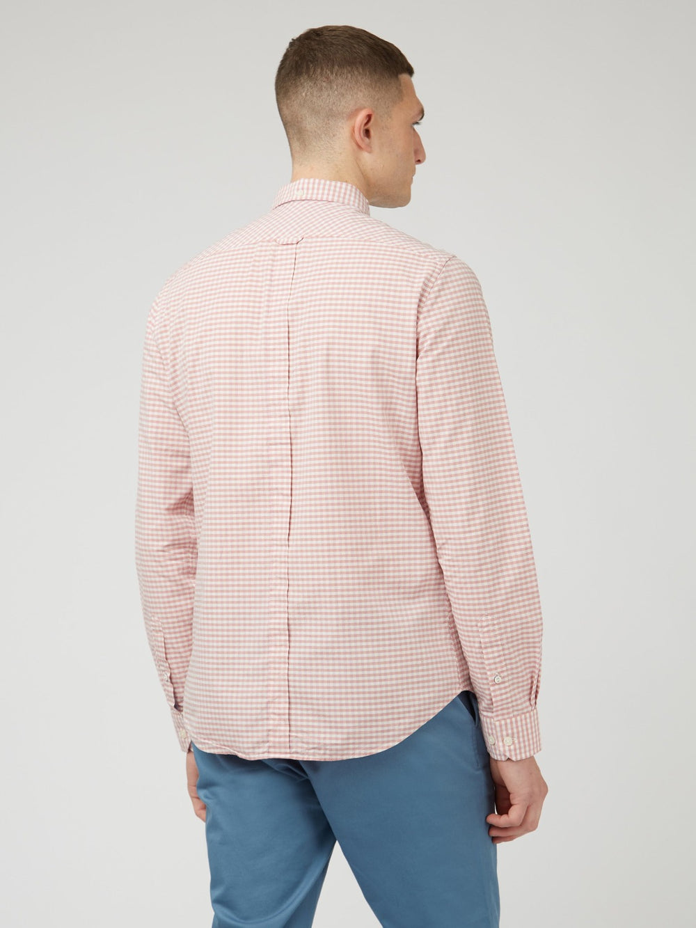 Signature Gingham Long-Sleeve Shirt - Raspberry