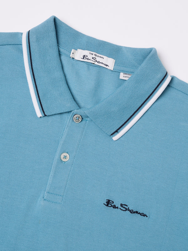 Signature Organic Cotton Polo - Kingfisher - Ben Sherman