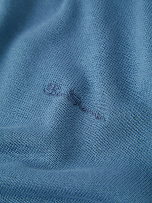 Signature Knit Crewneck - Blue Shadow