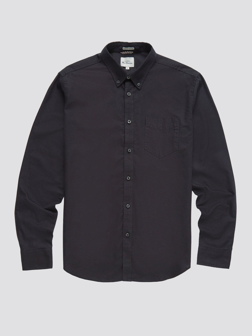 Signature Organic Oxford Shirt - Barely Black - Ben Sherman