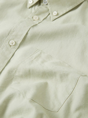 Signature Organic Short-Sleeve Oxford Shirt - Pistachio