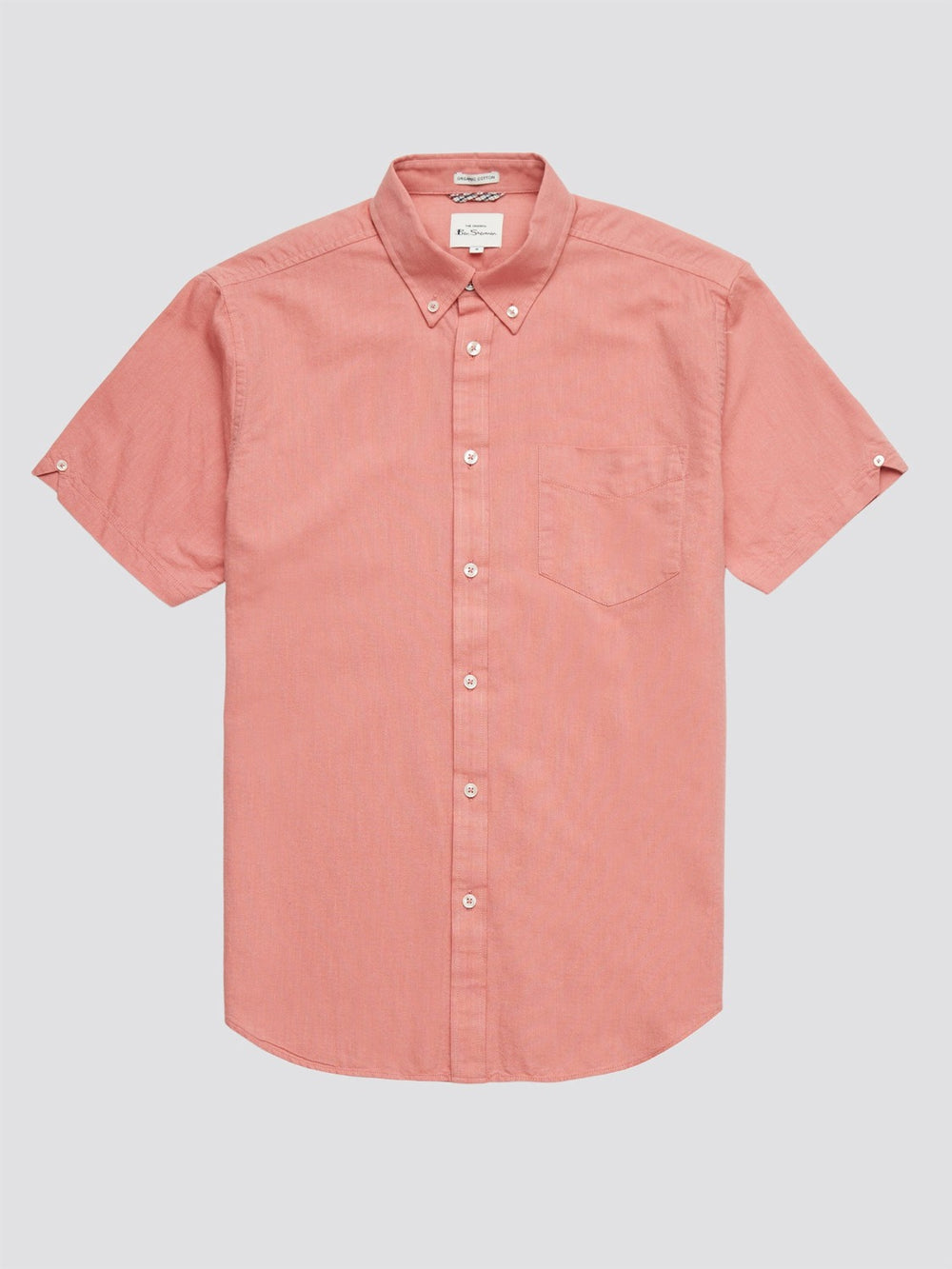 Signature Organic Short-Sleeve Oxford Shirt - Raspberry