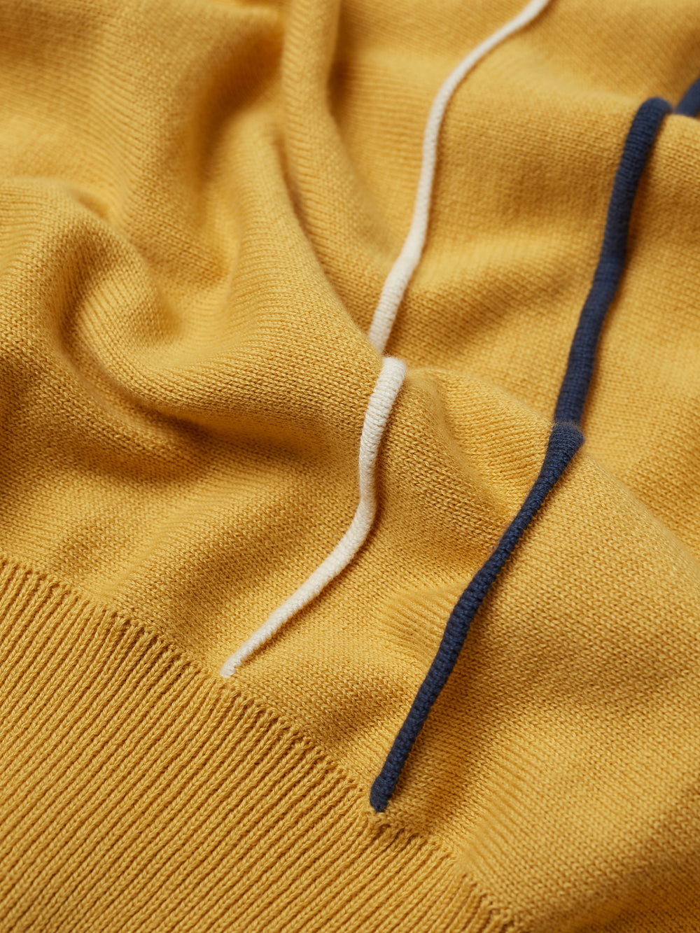 Minimal Mod Knit Striped Polo - Butterscotch