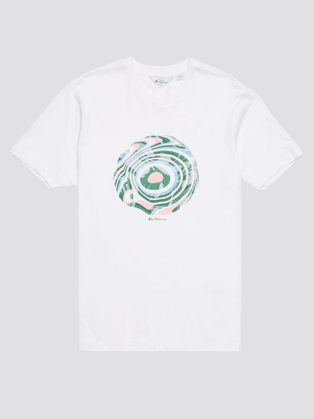 Trippy Target Graphic Tee - White