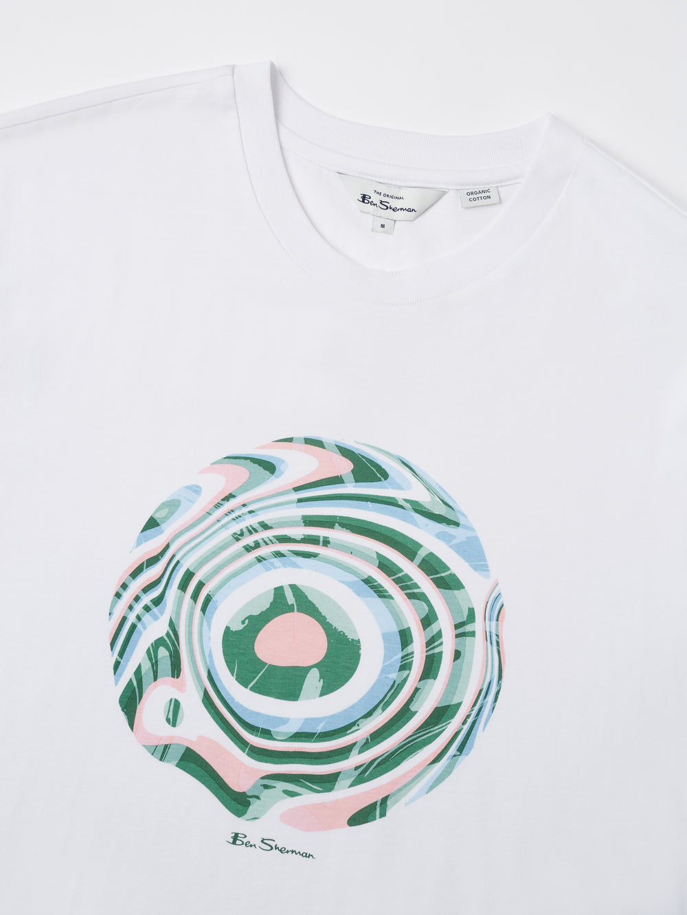 Trippy Target Graphic Tee - White