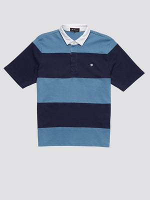 B by Ben Sherman Rugby Polo - Blue