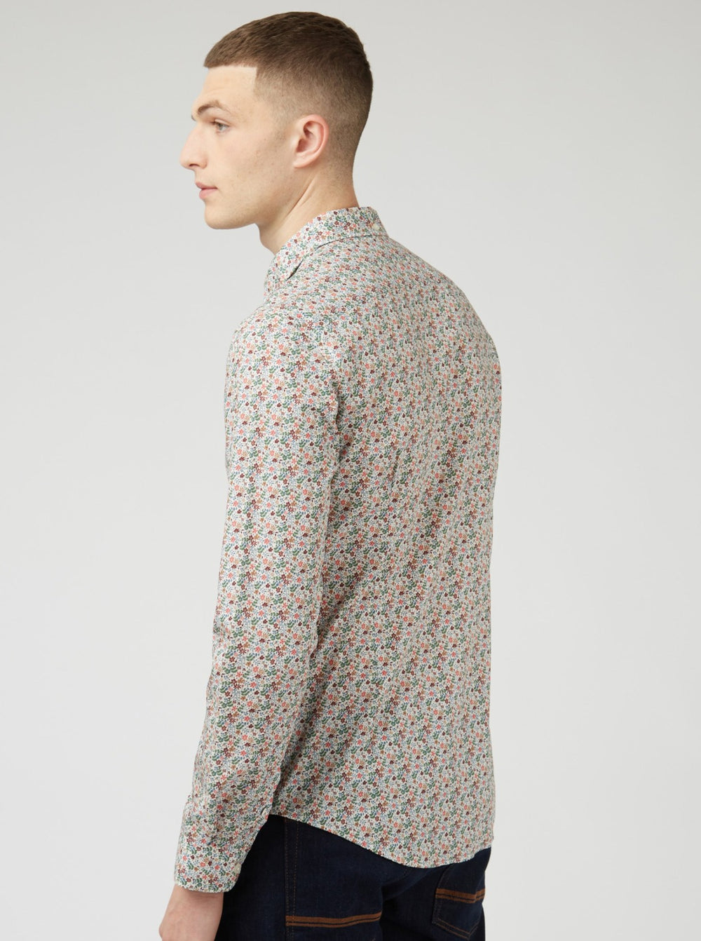 Floral Print Long-Sleeve Shirt