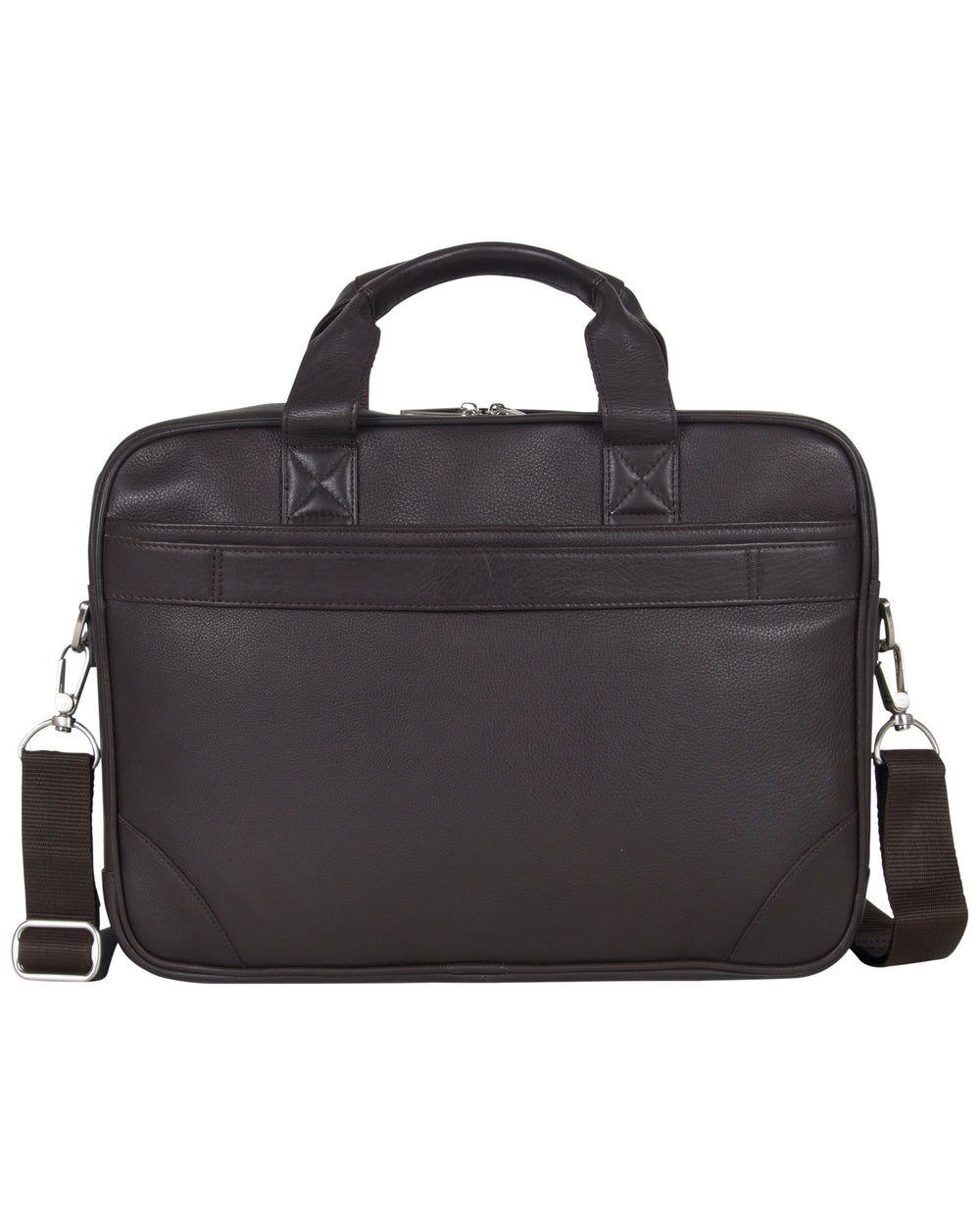 Karino Leather Top-Zip Double-Compartment 15