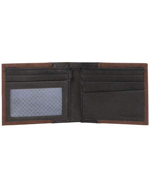 Crayford Colorblock Crunch Leather Bifold Five-Pocket Wallet