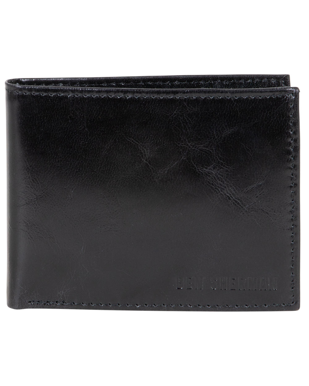 Romford Leather Billfold Wallet - Black