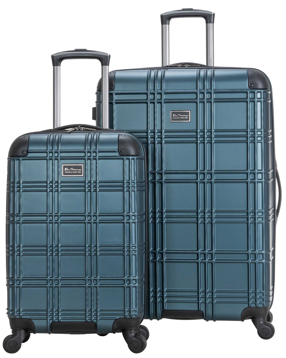 Nottingham 2-Piece Embossed Hardside Luggage Set - Emerald
