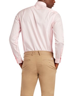 Argyle Dobby Slim Fit Dress Shirt - Pink