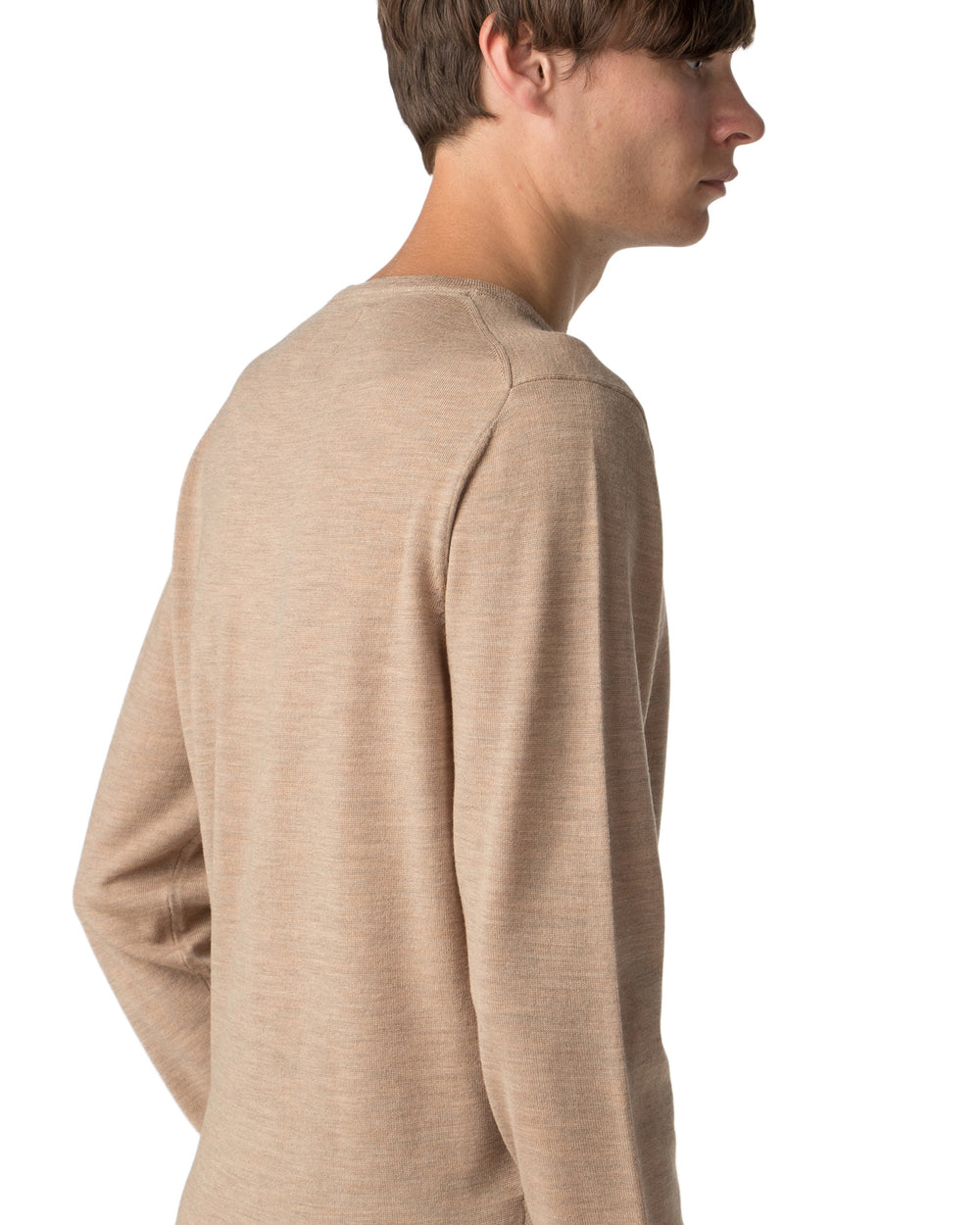 Merino Crewneck Sweater - Camel