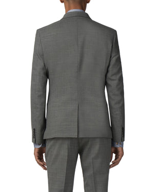 High-Twist Texture Stretch Camden Fit Suit Jacket - Grey