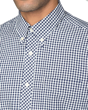 Long-Sleeve Archive Modernist Shirt - Navy Blazer