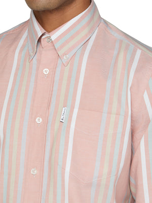 Long-Sleeve Archive Oxford Stripe Shirt - Light Pink