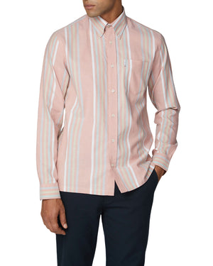 Long-Sleeve Archive Oxford Stripe Shirt - Light Pink