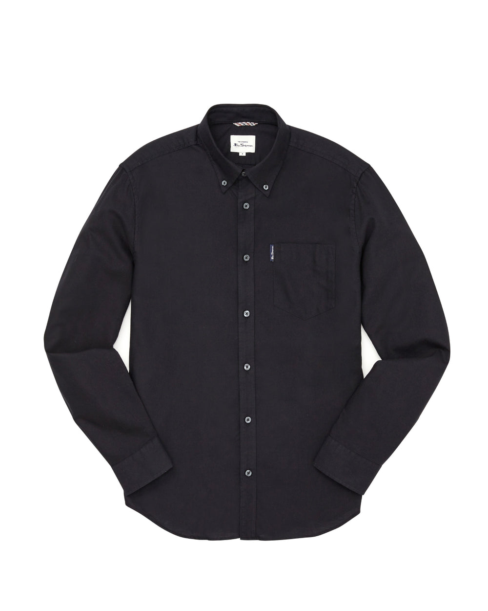 Long-Sleeve Signature Oxford Shirt - Black