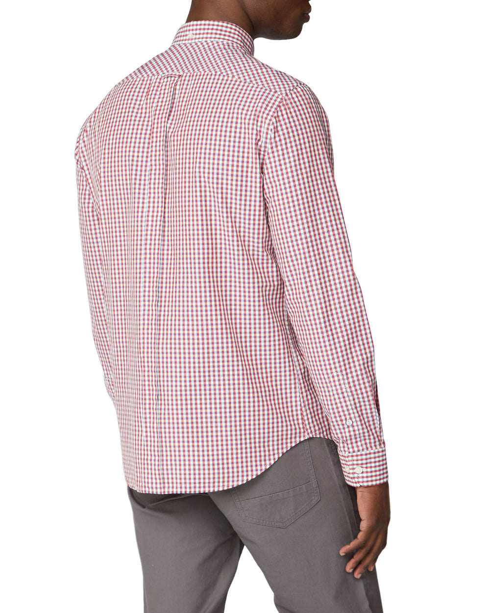 Long-Sleeve Signature Gingham Shirt - Red