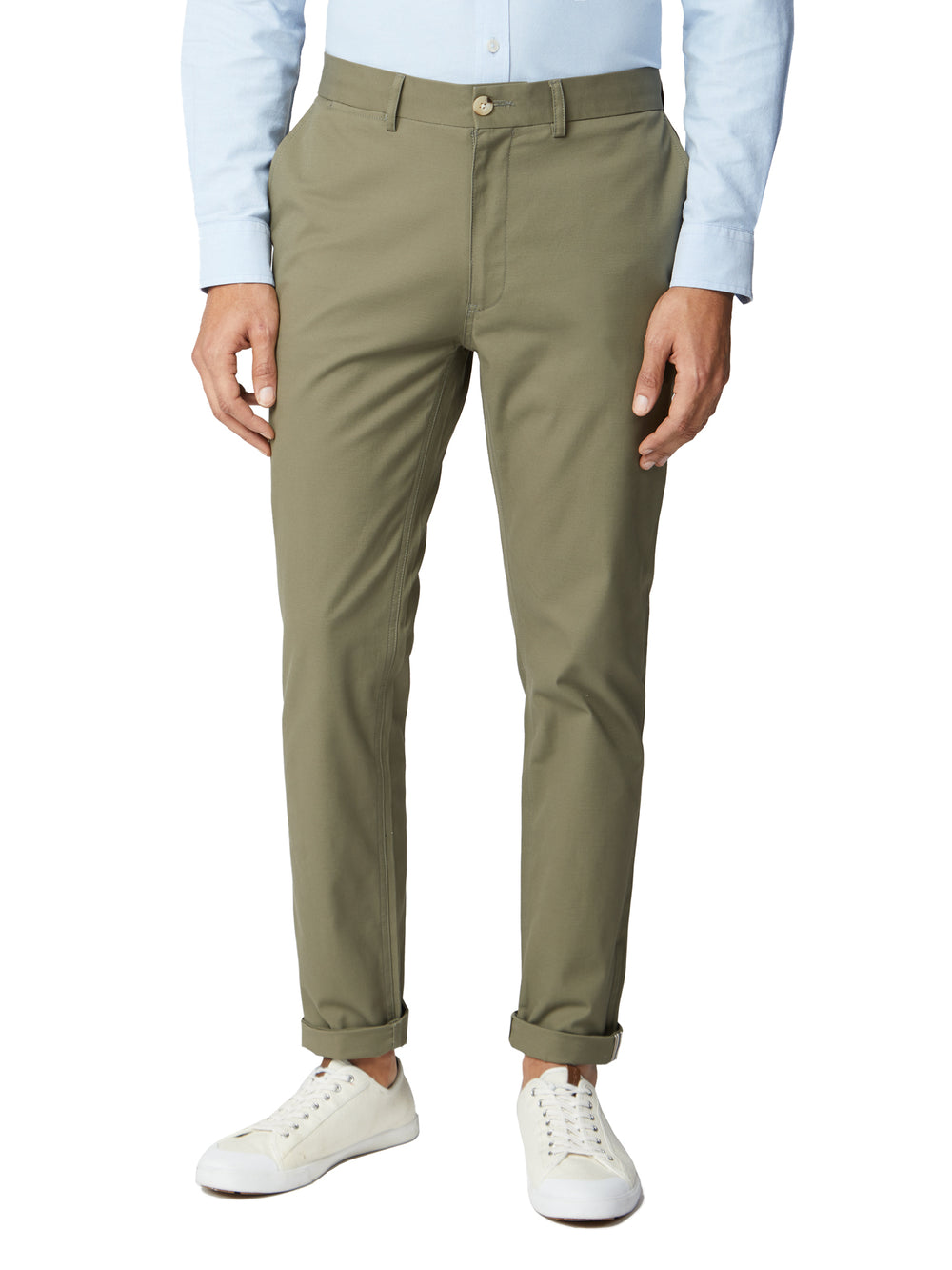 Ben Sherman Relaxed Elasticised Waist Pant  Sand