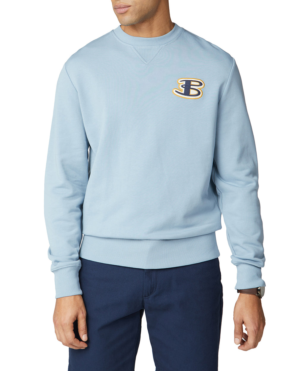 Cornelli Logo Sweatshirt - Dusky Blue