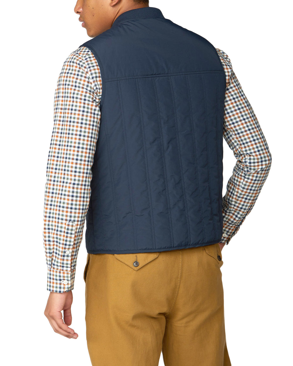 B by Ben Sherman Quilted Gilet - Midnight