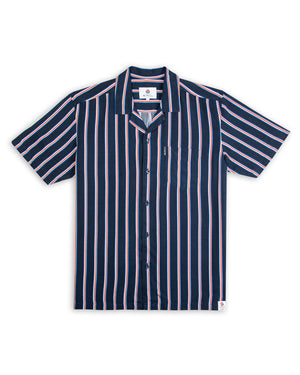 Team GB Men's Union Stripe Shirt - Midnight