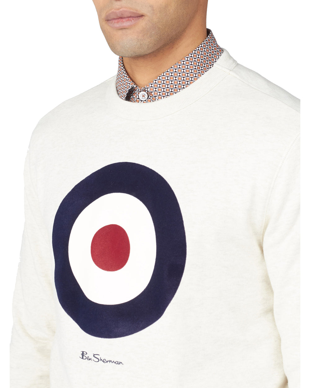 Signature Target Sweatshirt - Ecru