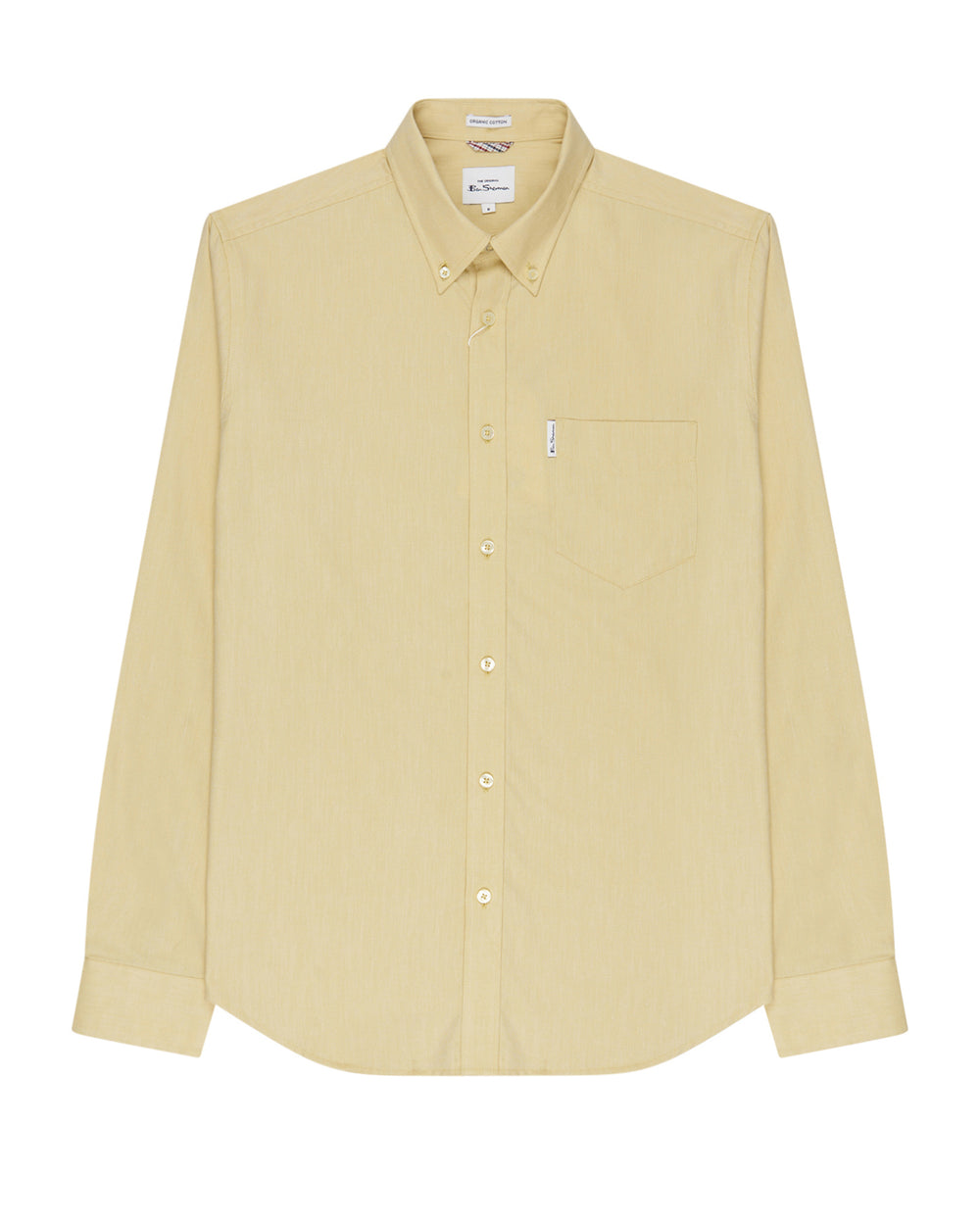 Long-Sleeve Signature Oxford Shirt - Pale Yellow