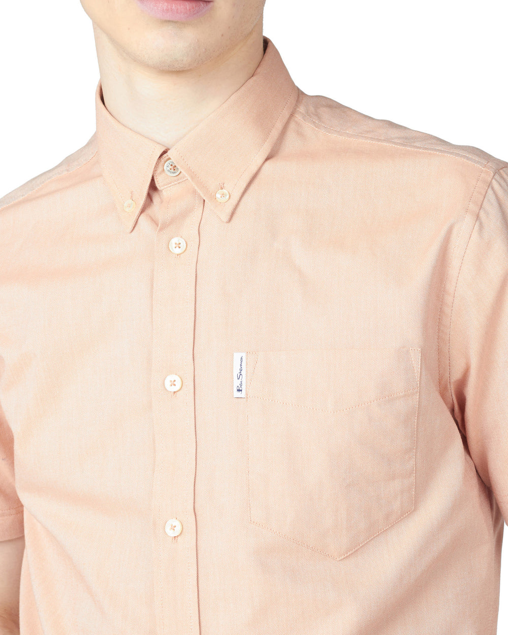 Short-Sleeve Signature Oxford Shirt - Anise