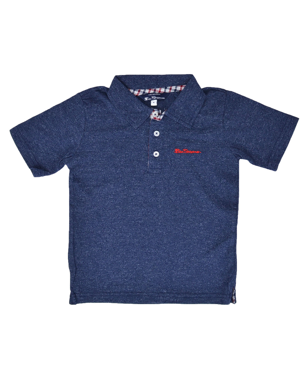 Boys' Short-Sleeve Polo Shirt - Navy (Sizes 4-7)
