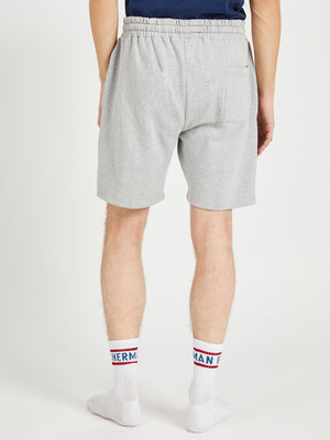 Casual Knit Logo Shorts - Grey