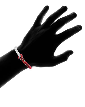 Red Cord w/ Id Bar Bracelet