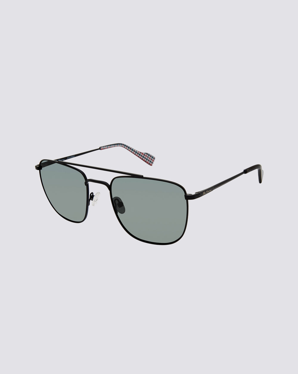 Barking Polarized Aviator Square Eco Sunglasses - Black