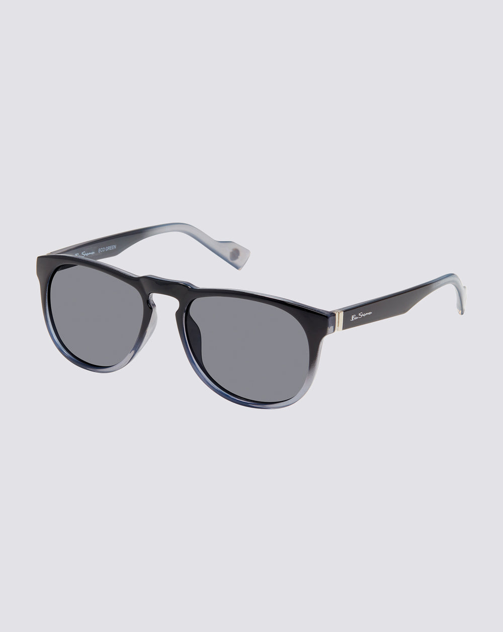 Charles Polarized Eco-Green Sunglasses - Navy Fade