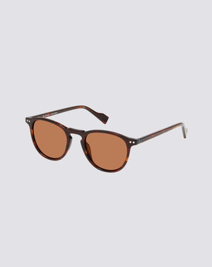 Grove Polarized Round Eco Sunglasses - Brown
