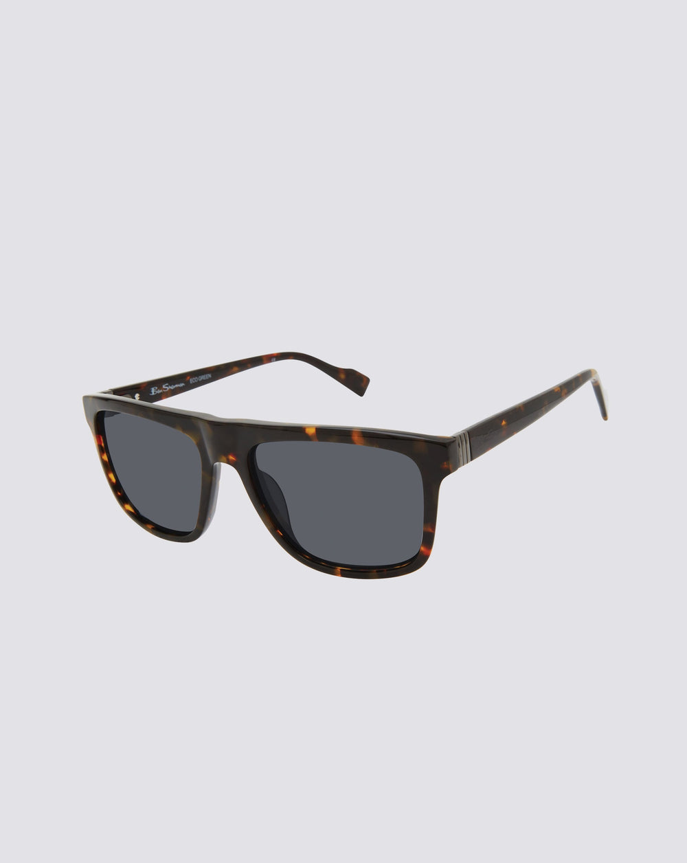Kings Polarized Retro Square Eco Sunglasses - Tortoise
