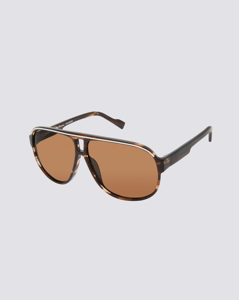 London Polarized Oversized Eco Sunglasses - Tortoise - Ben Sherman