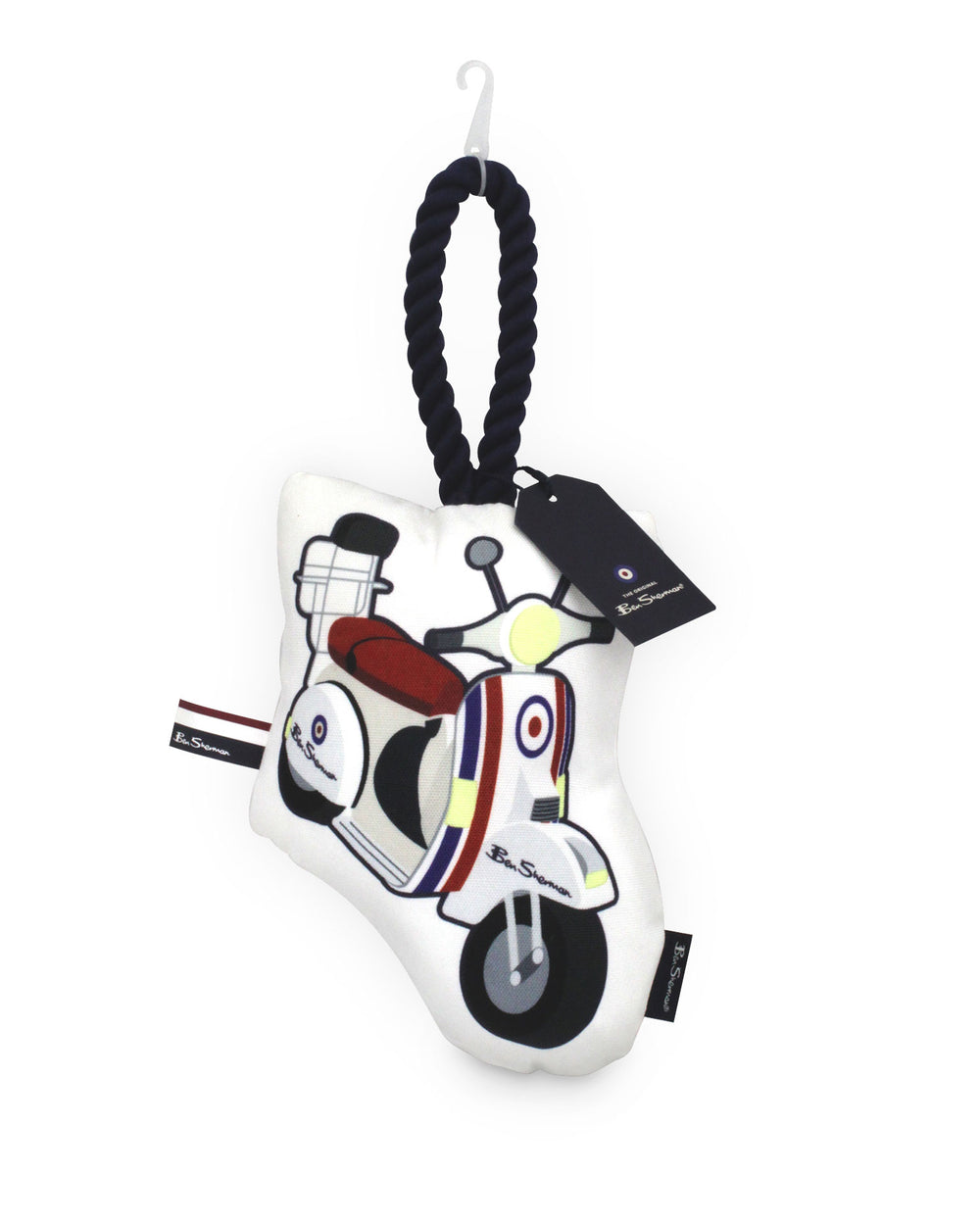 Scooter Canvas Tugger Pet Toy - Cream