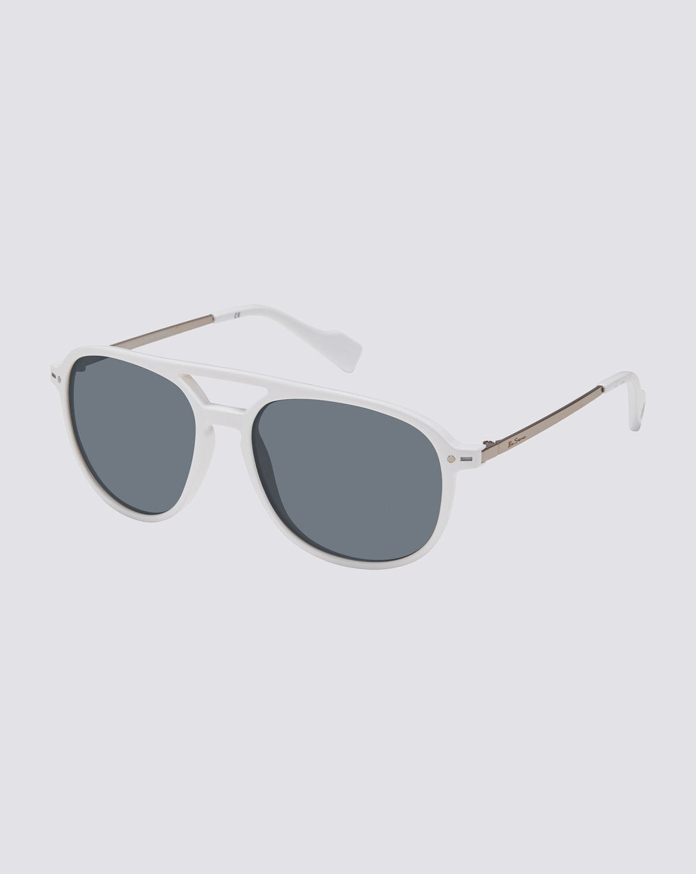 Reggie Polarized Eco-Green Sunglasses - White