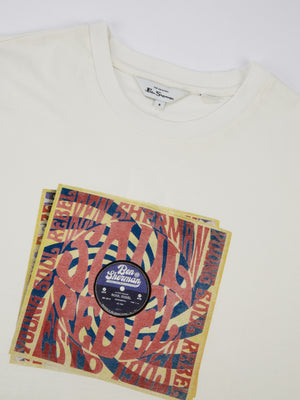 Soul Rebel Record Graphic Tee - Ivory
