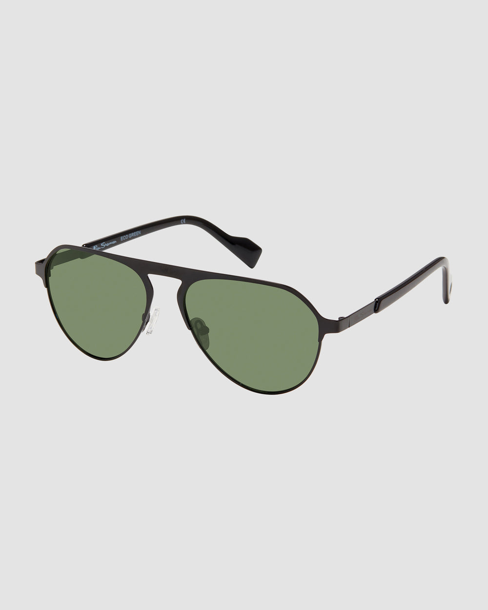 Fred Eco-Green Sunglasses - Matte Black/G15